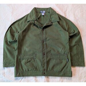 Ezze Wear Vintage 90 Women's Green Chore Shacket / Size S / Canada Made
